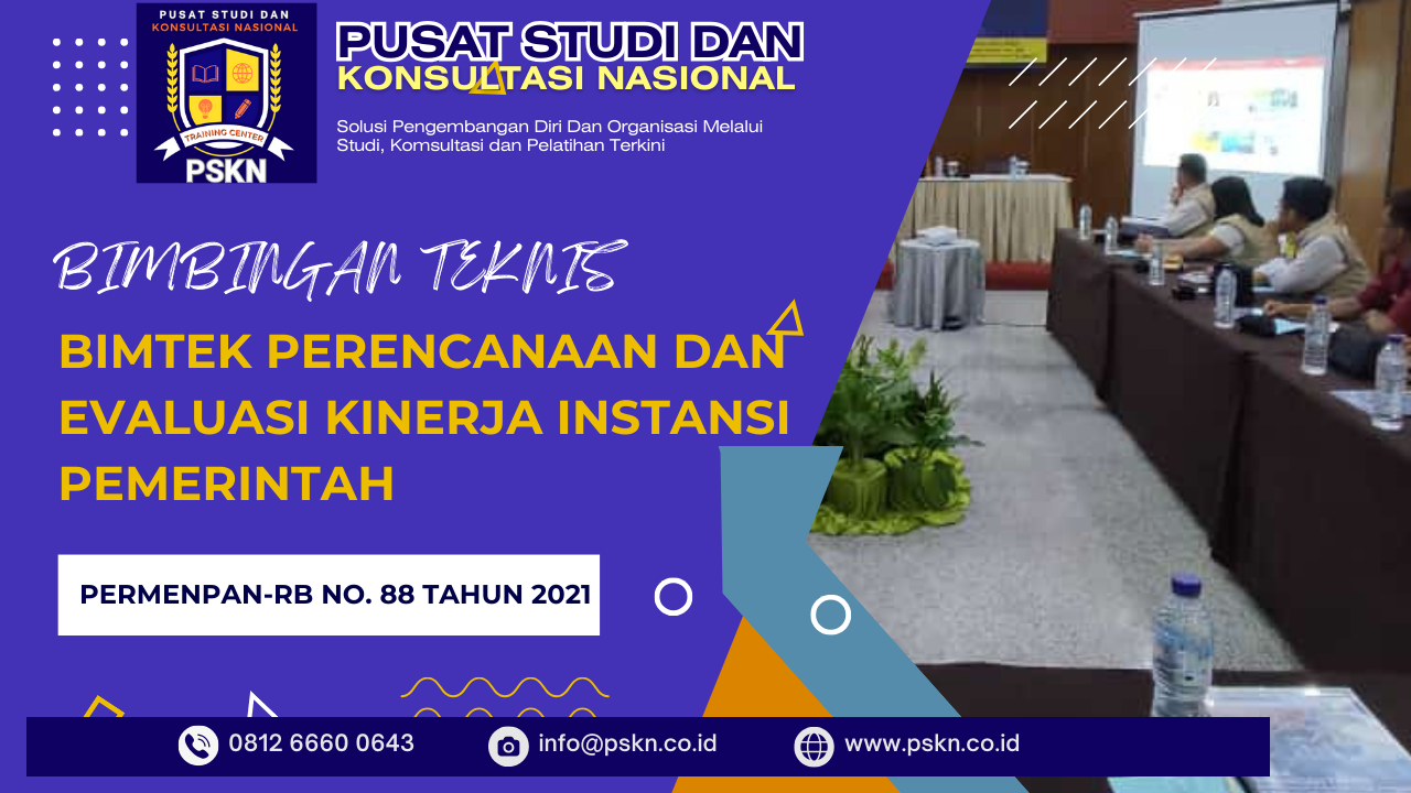 Bimtek Perencanaan Dan Evaluasi Kinerja Instansi Pemerintah