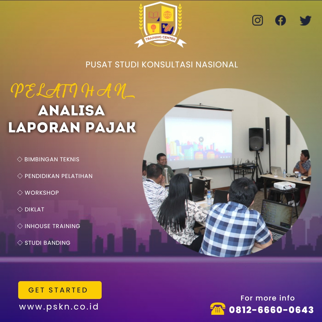 PELATIHAN ANALISA LAPORAN PAJAK
