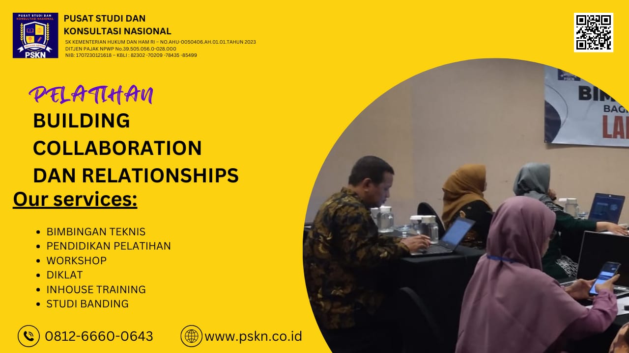 PELATIHAN BUILDING COLLABORATION DAN RELATIONSHIPS