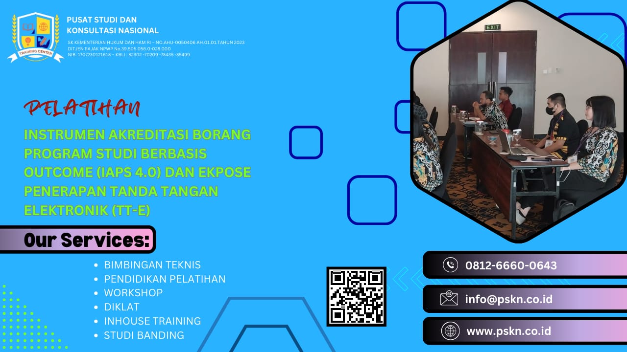 PELATIHAN INSTRUMEN AKREDITASI BORANG