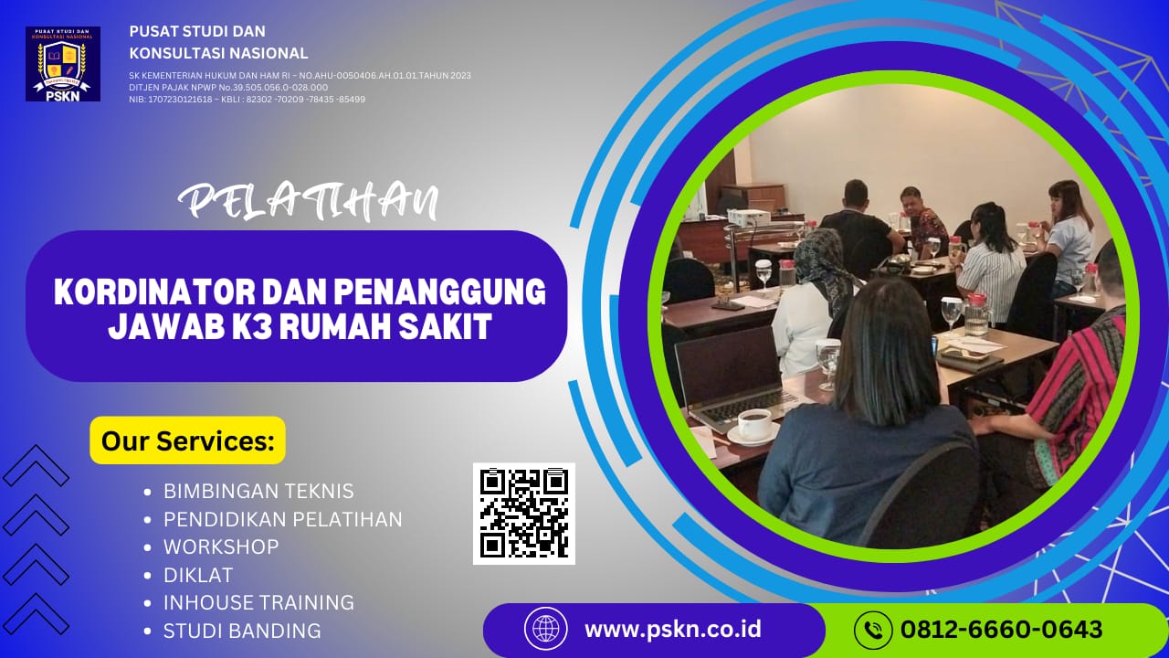 PELATIHAN KORDINATOR DAN PENANGGUNG JAWAB K3