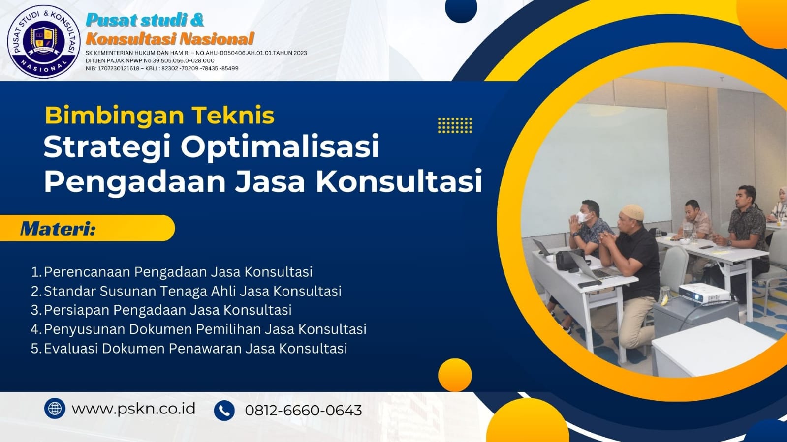 Bimbingan Teknis Strategi Optimalisasi Pengadaan Jasa Konsultasi