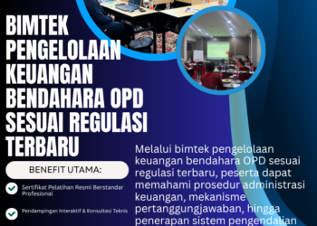 Bimtek Pengelolaan Keuangan Bendahara OPD Sesuai Regulasi Terbaru
