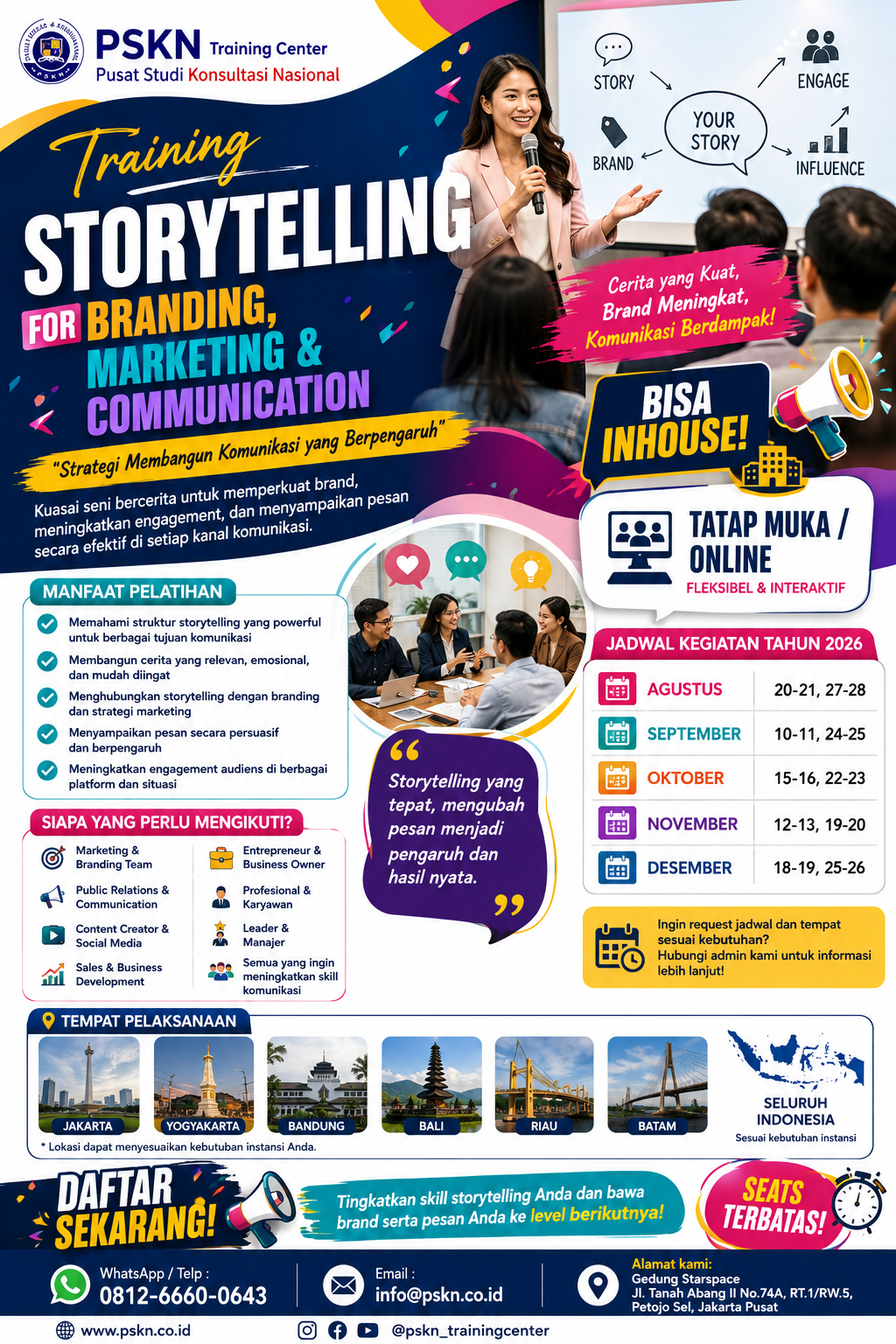 Training Storytelling for Branding, Marketing & Communication
