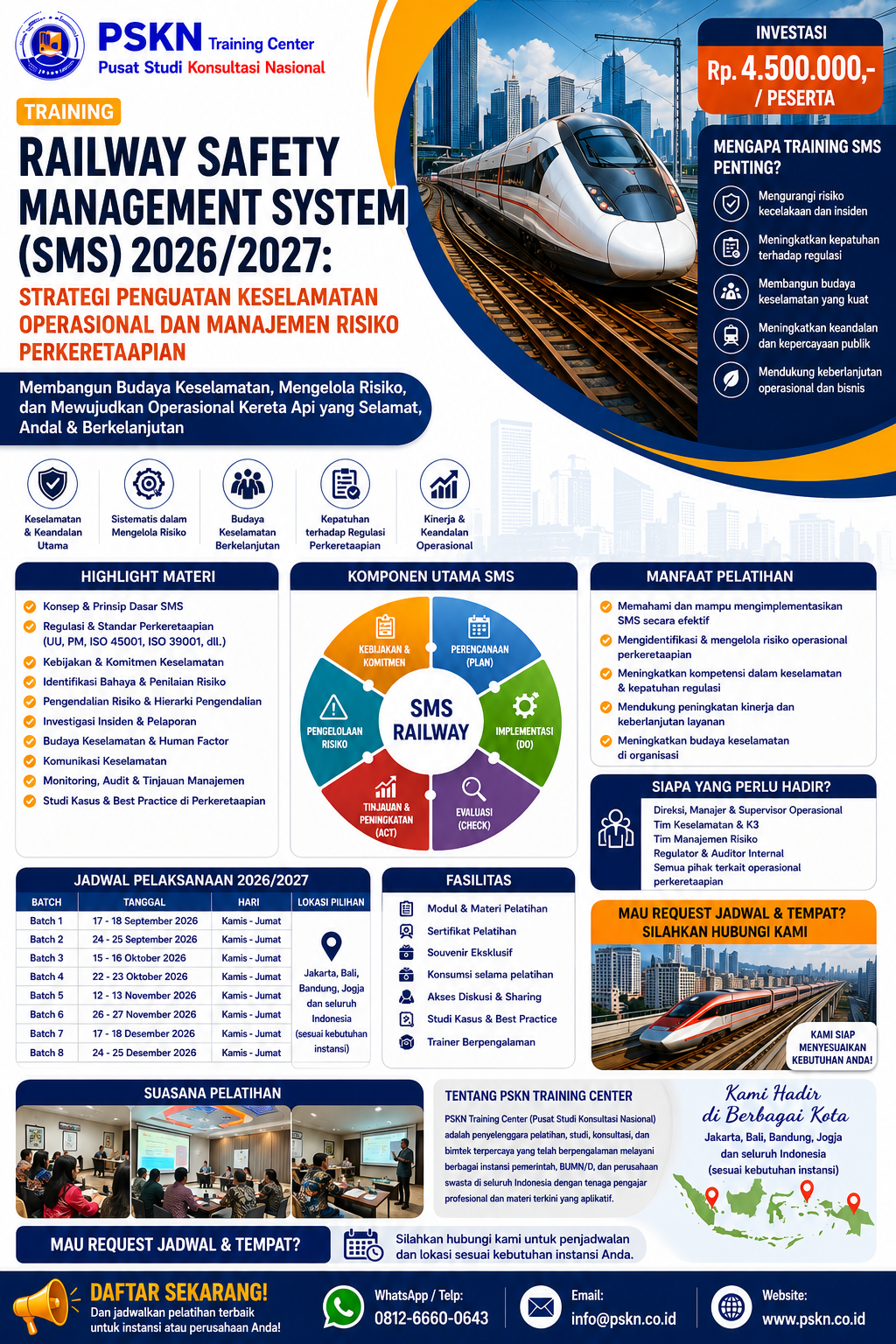 Training Asset Management Berbasis ISO 55001 untuk Industri Perkeretaapian 2026/2027: Strategi Optimalisasi Aset, Reliability, Maintenance, dan Life Cycle Management