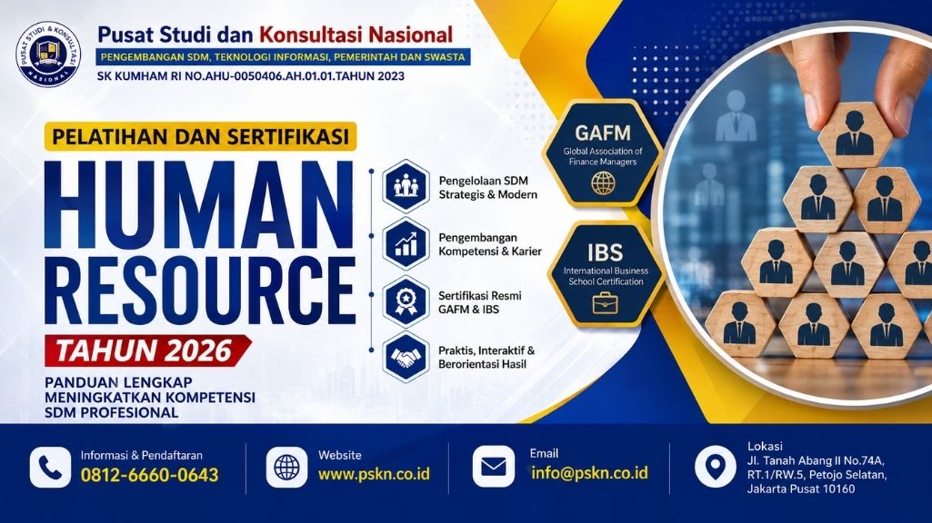 Pelatihan dan Sertifikasi Human Resource Tahun 2026