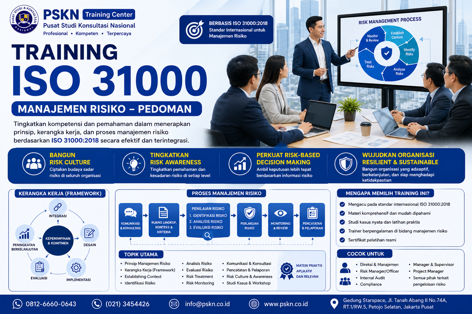 Training ISO 31000: Panduan Praktis Membangun Manajemen Risiko yang Efektif dan Terintegrasi