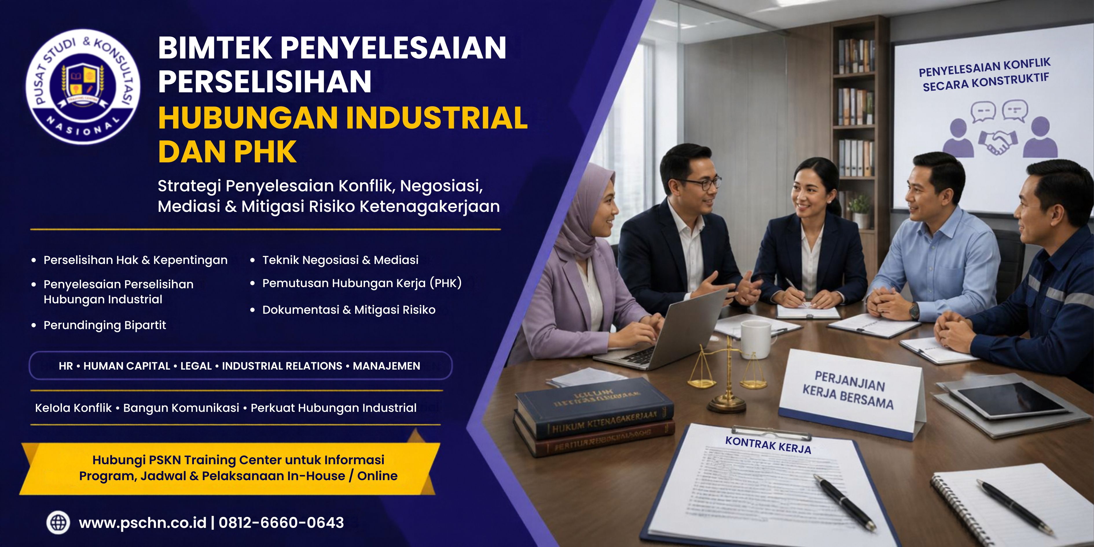 Bimtek Penyelesaian Perselisihan Hubungan Industrial dan PHK